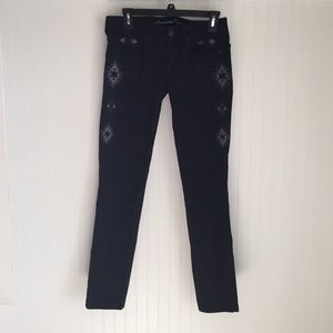 Black Aztec Jeans